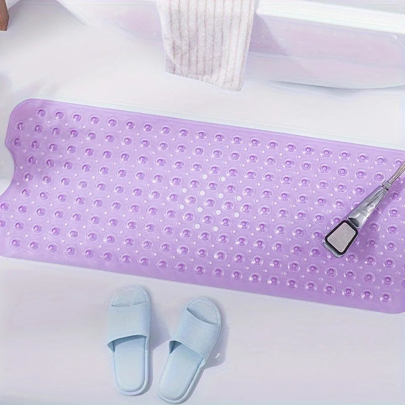 Suction-Grip Shower Mat – Clear