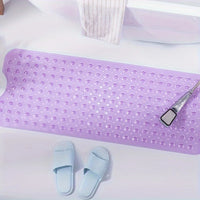 Suction-Grip Shower Mat – Clear
