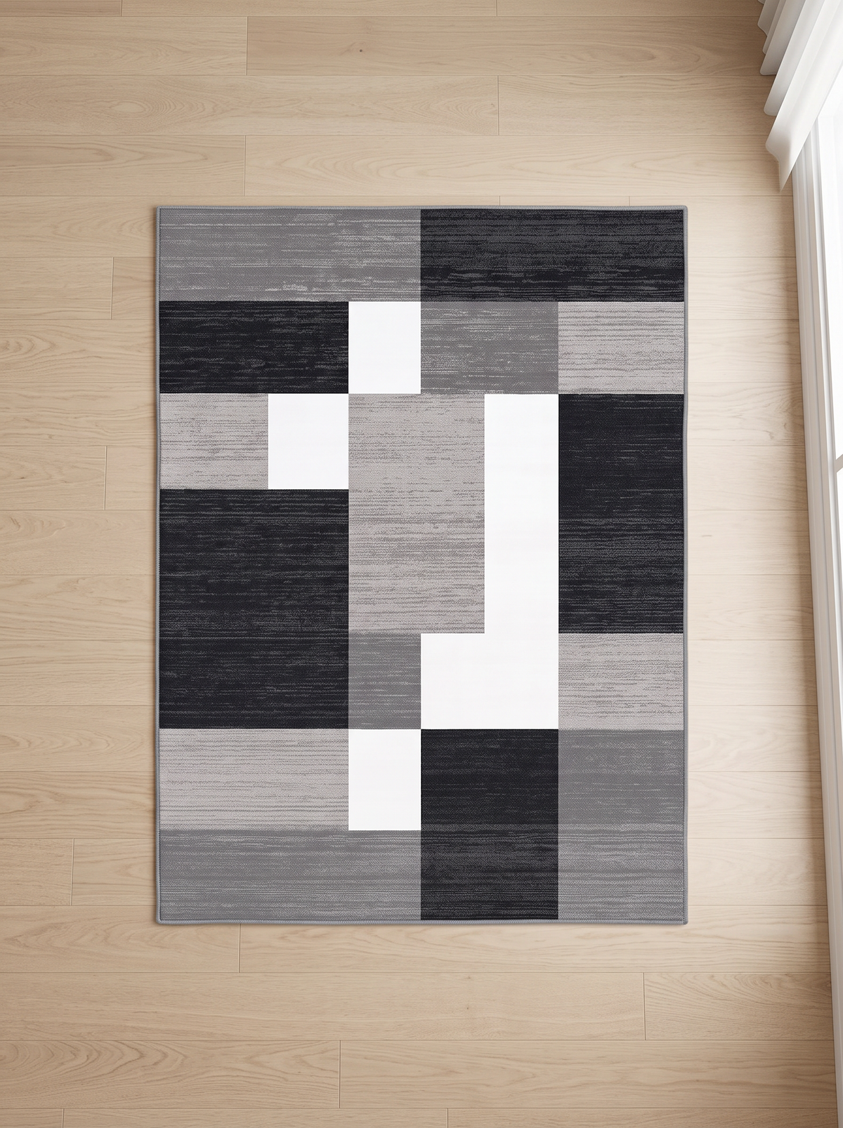 Nordic Flannel Rug - Birch - 120x200cm