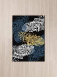 Nordic Flannel Rug - Slate Grey - 120x180cm