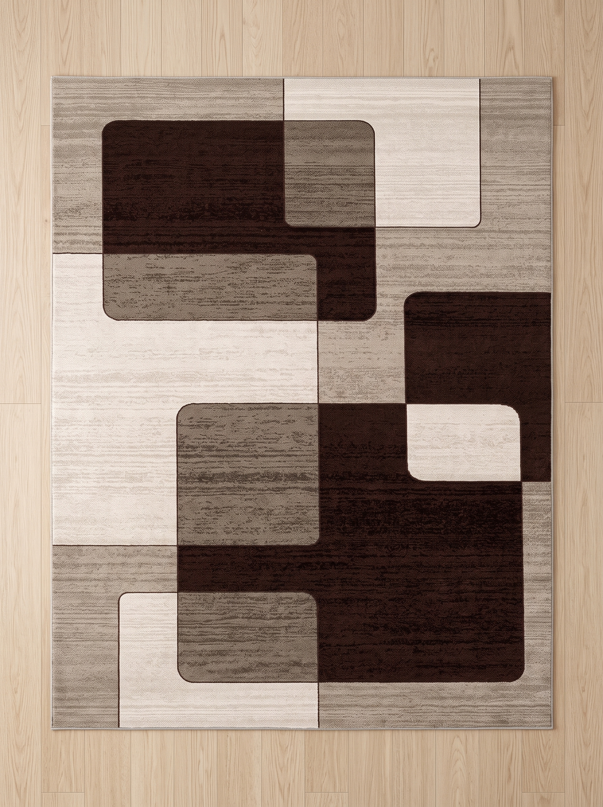 Nordic Flannel Rug - Pine - 80x160cm