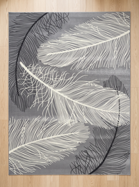 Nordic Flannel Rug - Moss - 80x160cm