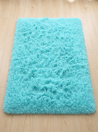Sky Blue Gradient Rug - Sky Blue - 50x80cm