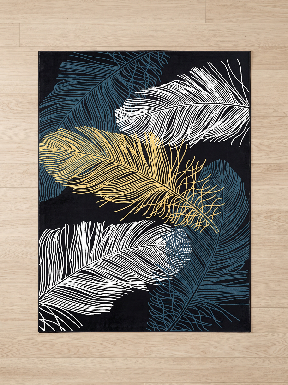Nordic Flannel Rug - Slate Grey - 80x160cm