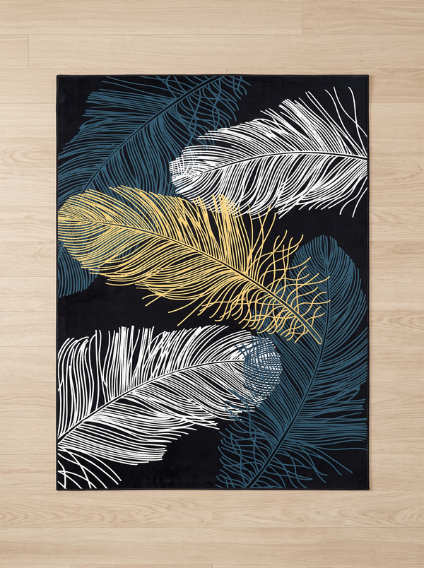 Nordic Flannel Rug - Slate Grey - 80x160cm