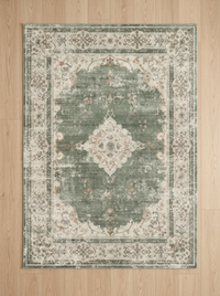 Retro Plush Rug - Sage - 120x160cm