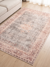 Retro Plush Rug - Mocha - 100x160cm