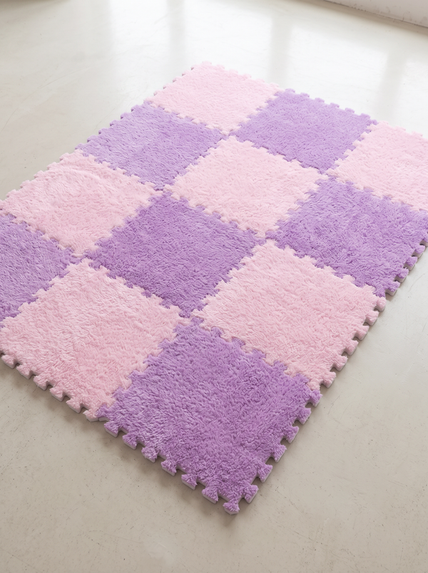 Kids Puzzle Mat - Pink-Purple - 10 pieces