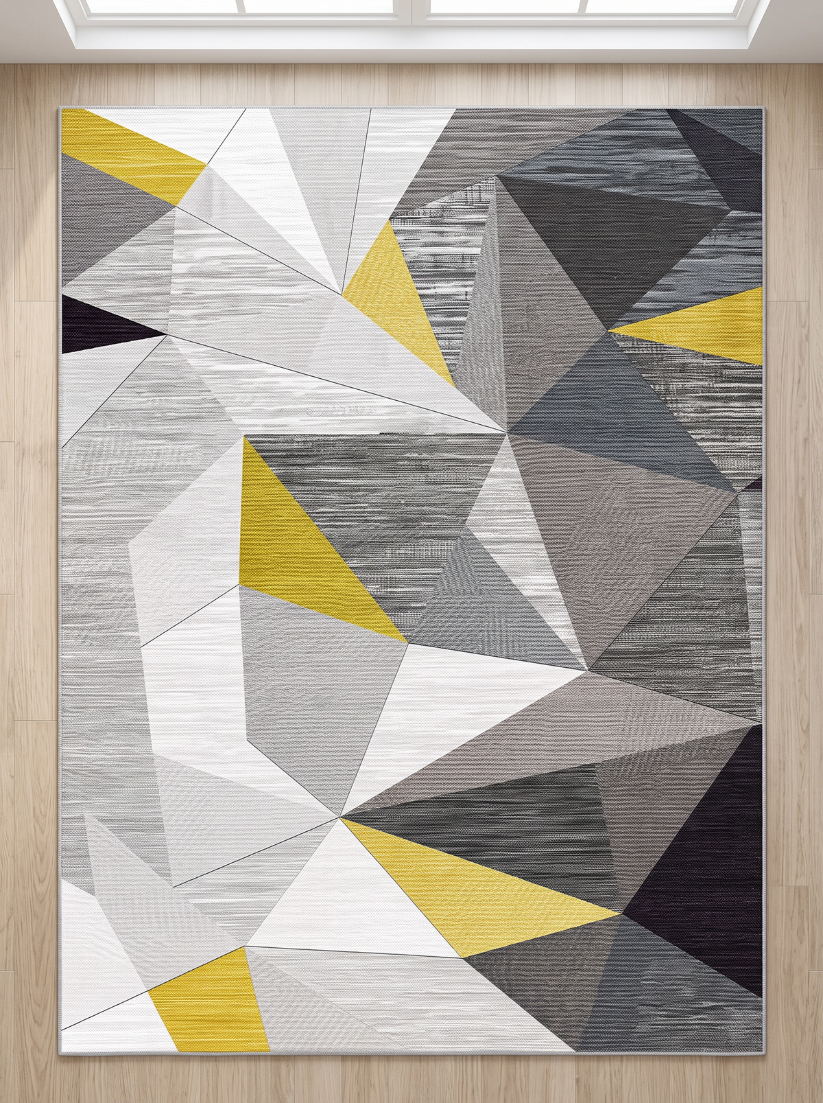Nordic Flannel Rug - Fjord - 80x160cm