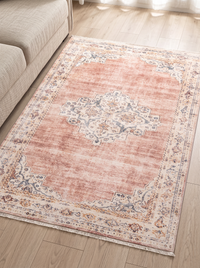 Retro Plush Rug - Ivory - 80x120cm