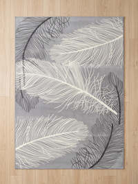 Nordic Flannel Rug - Moss - 80x120cm