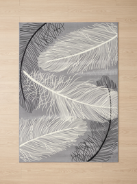 Nordic Flannel Rug - Moss - 120x200cm