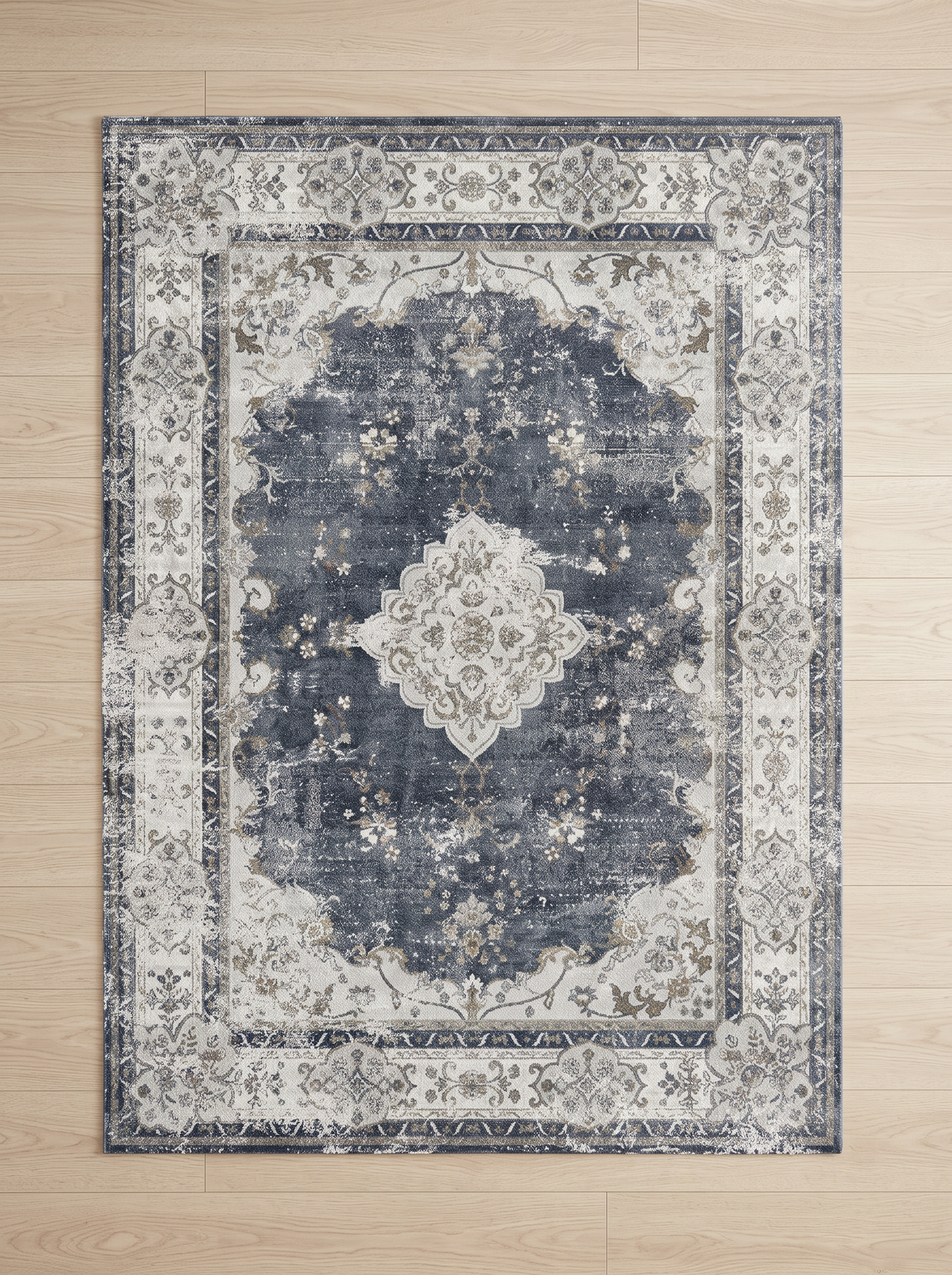 Retro Plush Rug - Ruby - 120x160cm