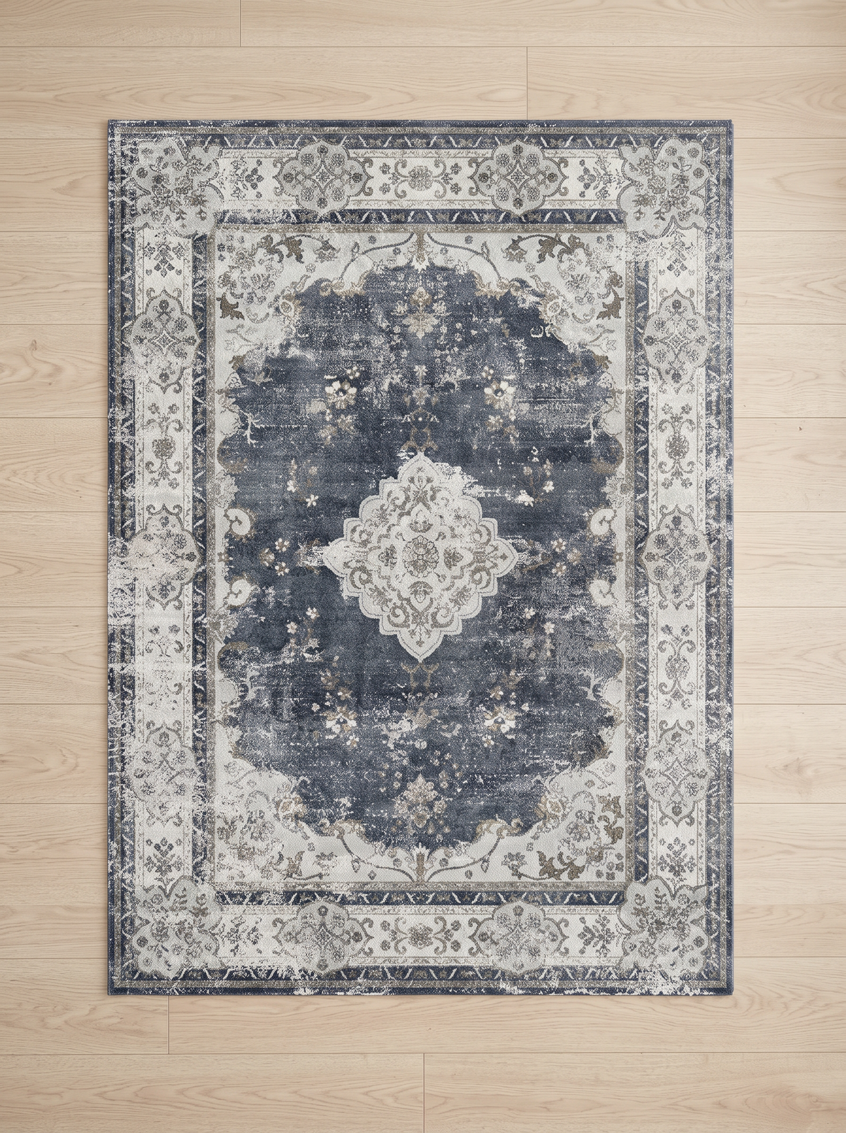 Retro Plush Rug - Ruby - 80x160cm