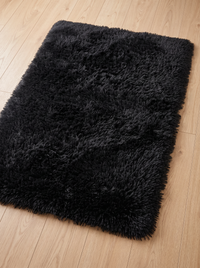 Onyx Minimalist Rug - Black - 50x80cm