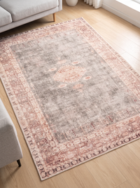 Retro Plush Rug - Mocha - 80x160cm