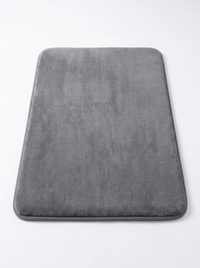Coral Velvet Bath Mat - Gray - 50x80cm
