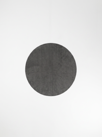 Coral Velvet Living Room Rug - Charcoal - 180cm diametre