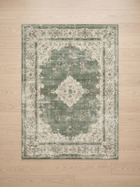 Retro Plush Rug - Sage - 140x200cm