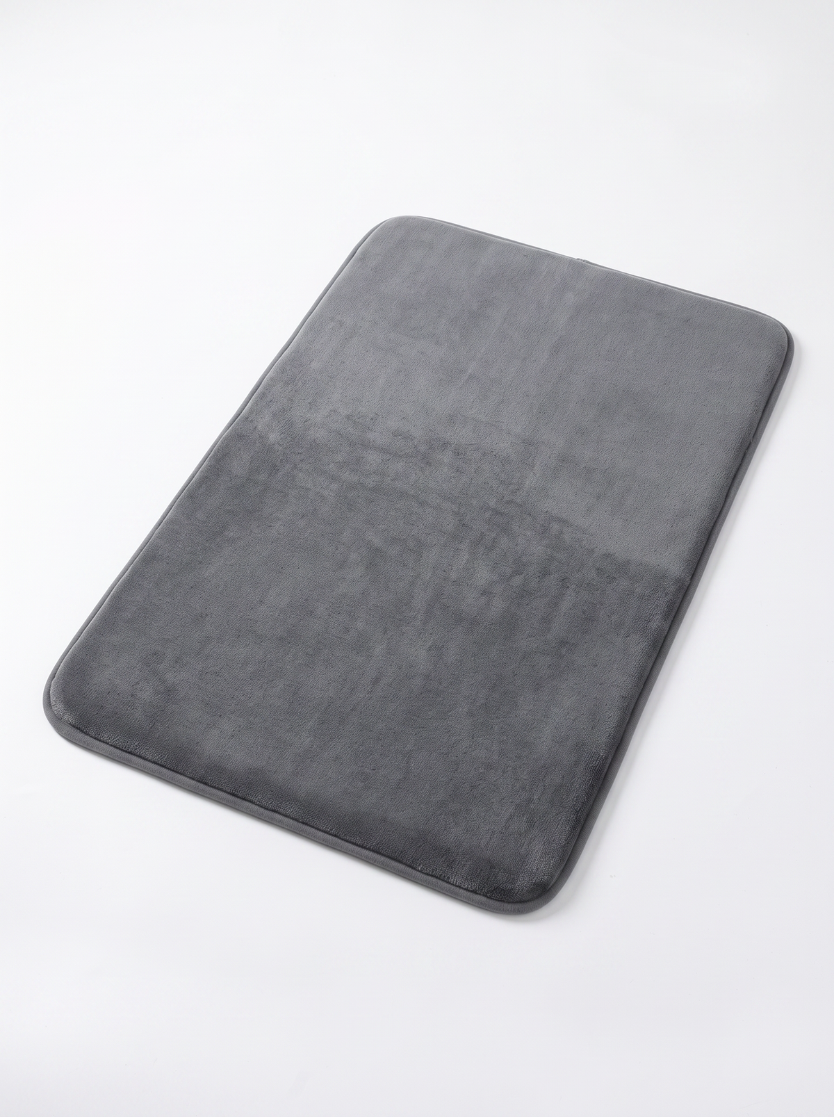 Coral Velvet Bath Mat - Gray - 60x90cm