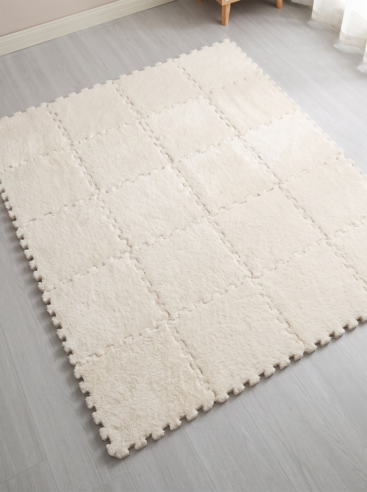 Kids Puzzle Mat - White - 20 pieces