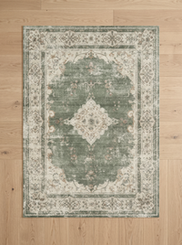 Retro Plush Rug - Sage - 80x160cm
