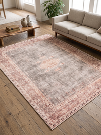 Retro Plush Rug - Mocha - 140x200cm