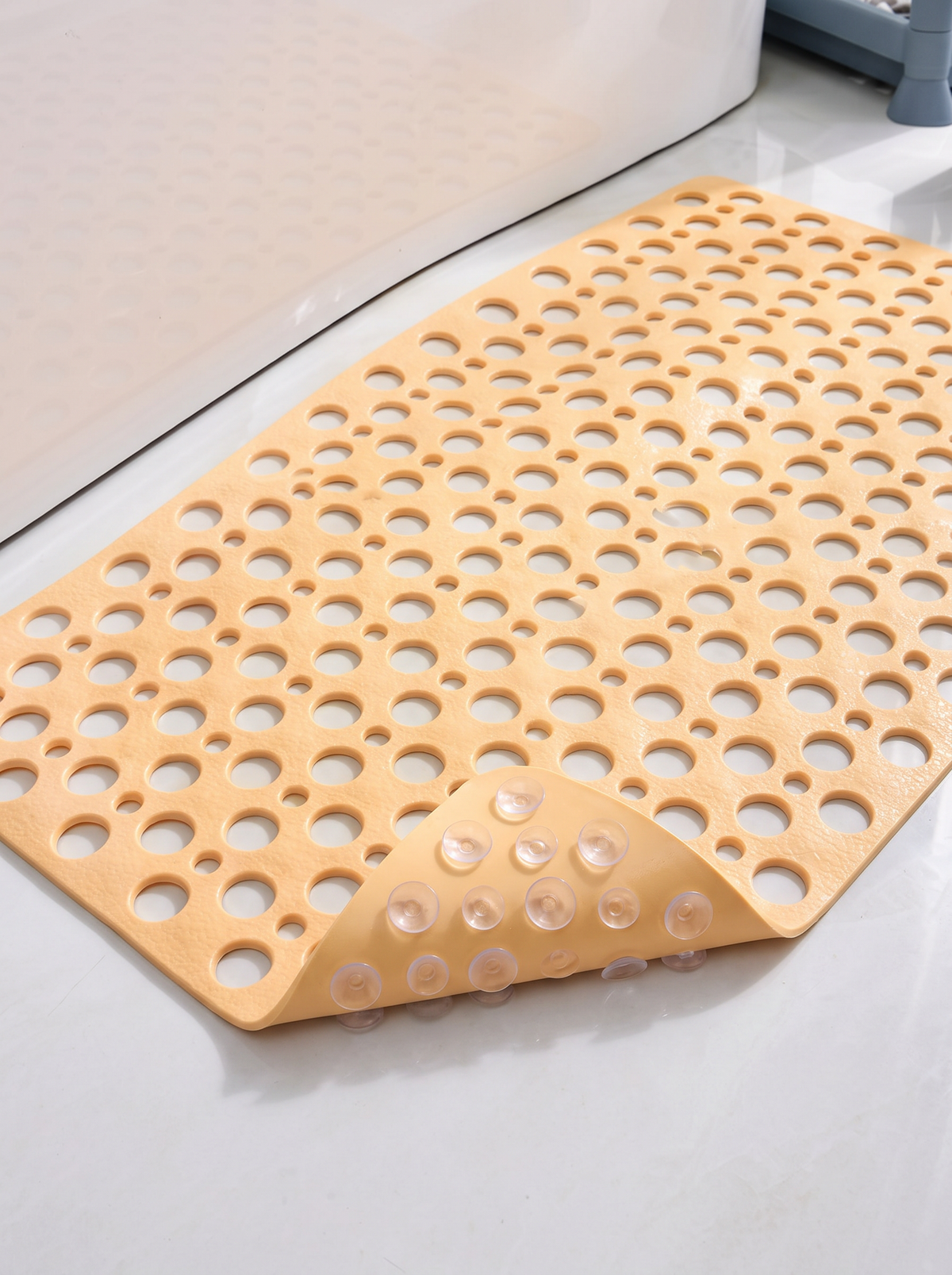 Round-Hole Bath Rug - Yellow - 43x75cm