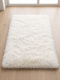 Ivory Minimalist Rug - White - 40x60cm