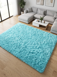 Sky Blue Gradient Rug - Sky Blue - 140x200cm