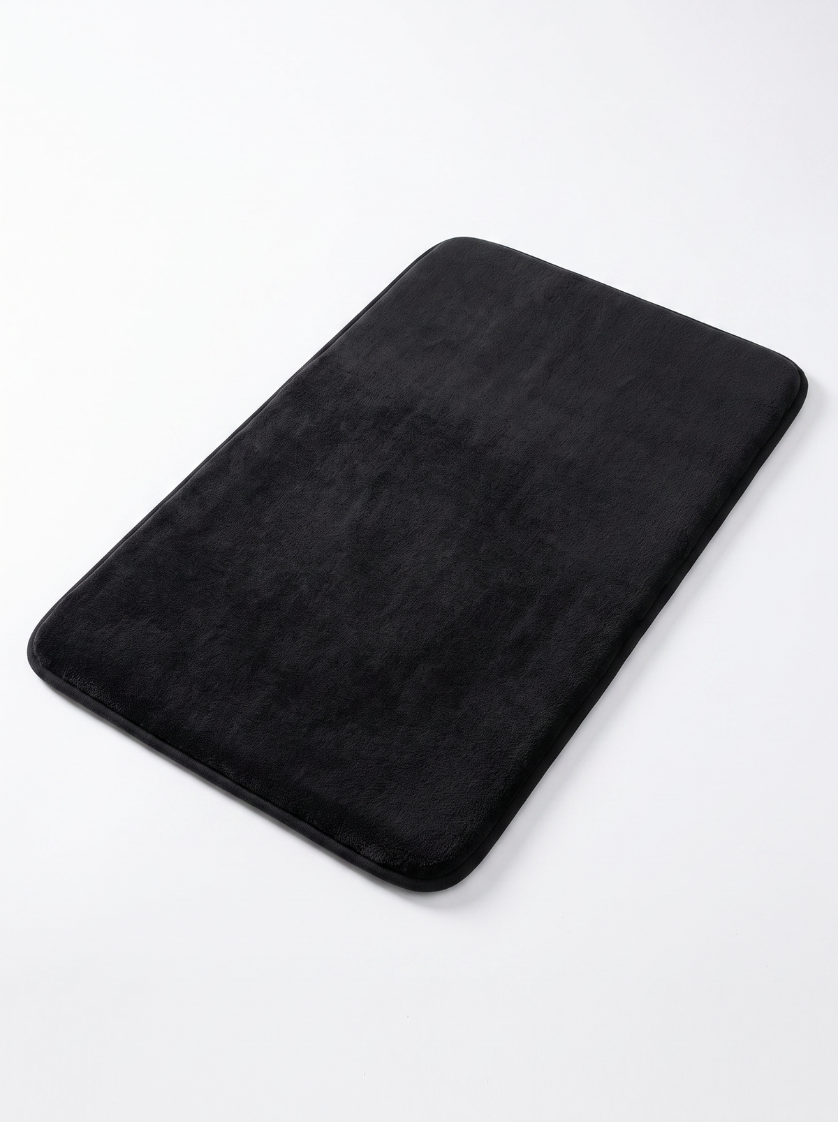 Coral Velvet Bath Mat - Black - 50x80cm