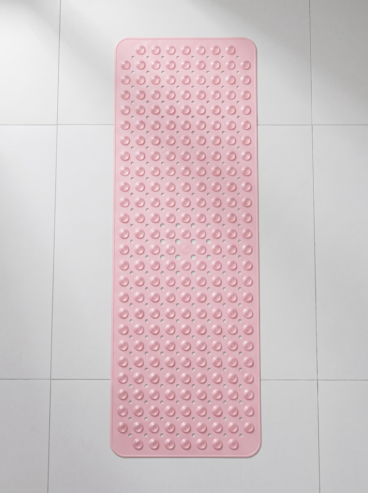 Suction-Grip Shower Mat - Blush - 40x100cm