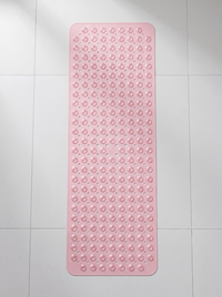 Suction-Grip Shower Mat - Blush - 40x100cm