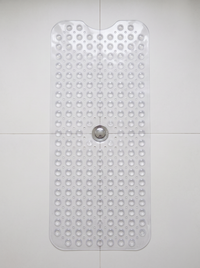 Suction-Grip Shower Mat - Clear - 40x100cm