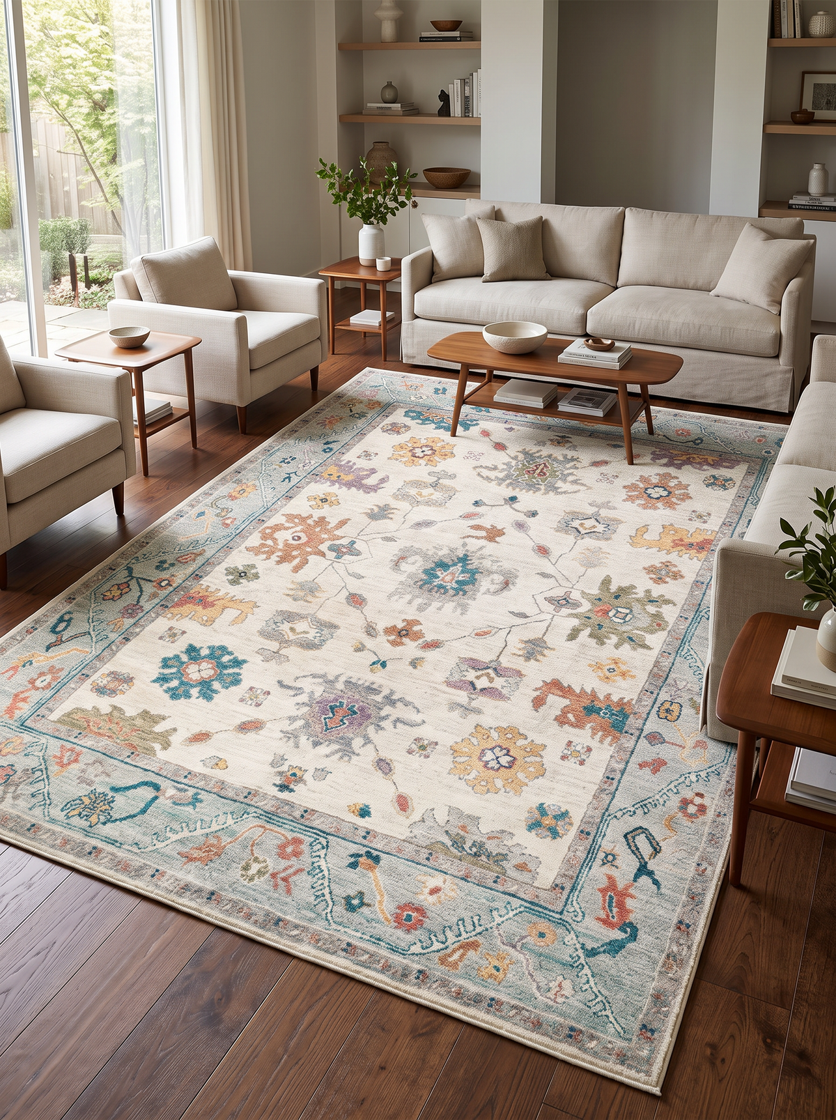 Retro Plush Rug - Amber - 200x300cm