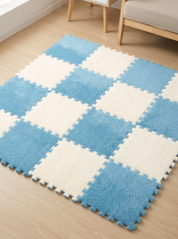 Kids Puzzle Mat - Blue - 20 pieces