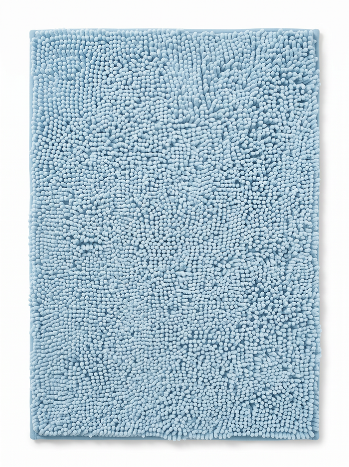 Chenille Bath Rug - Blue
