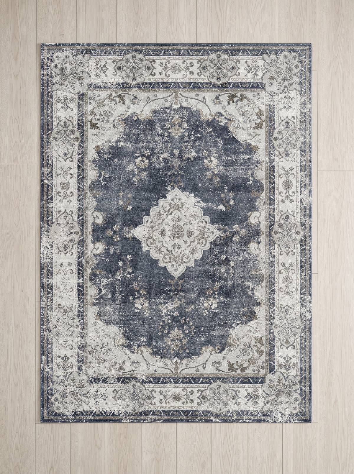 Retro Plush Rug - Ruby - 80x120cm