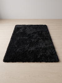 Onyx Minimalist Rug - Black - 120x200cm