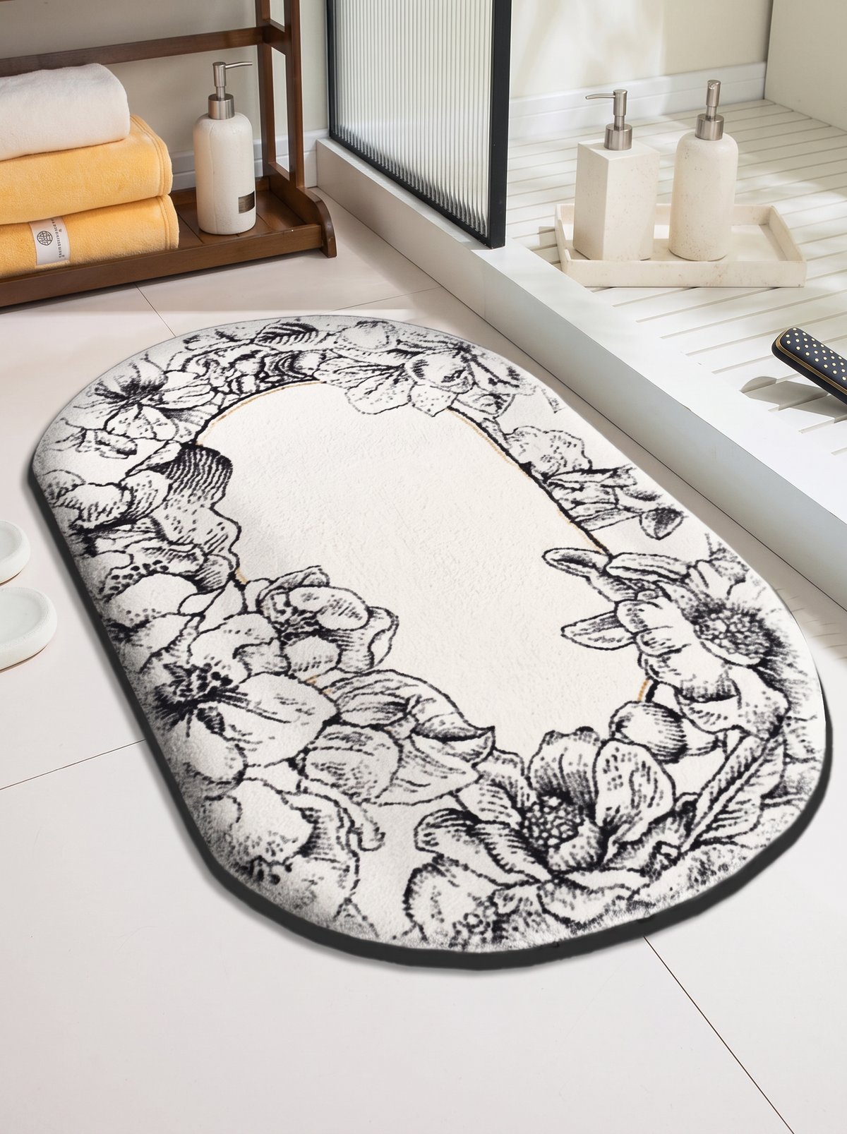 Mist Flannel Bath Mat - Type3 - 40x60cm