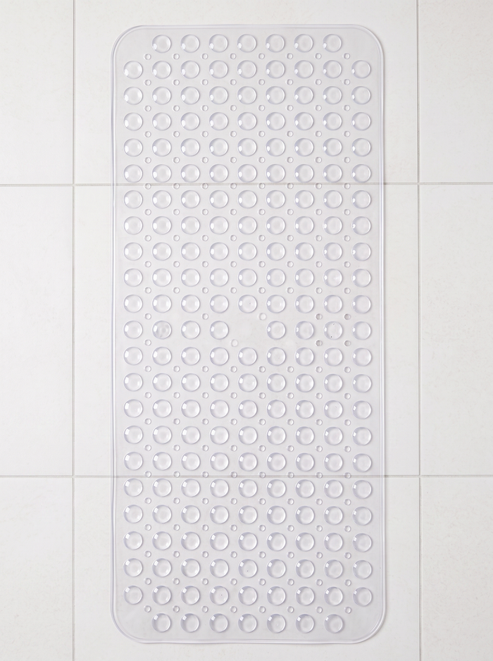Suction-Grip Shower Mat - White - 40x100cm