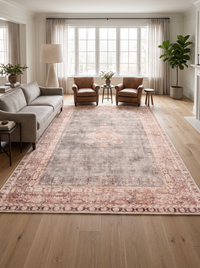 Retro Plush Rug - Mocha - 200x300cm