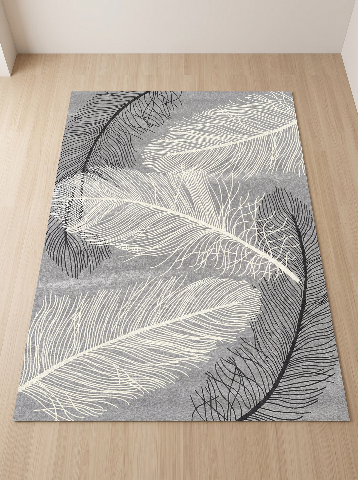 Nordic Flannel Rug - Moss - 140x200cm