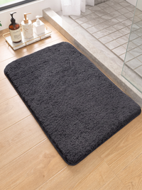 Furry Shag Bath Mat - Dark Gray - 50x80cm