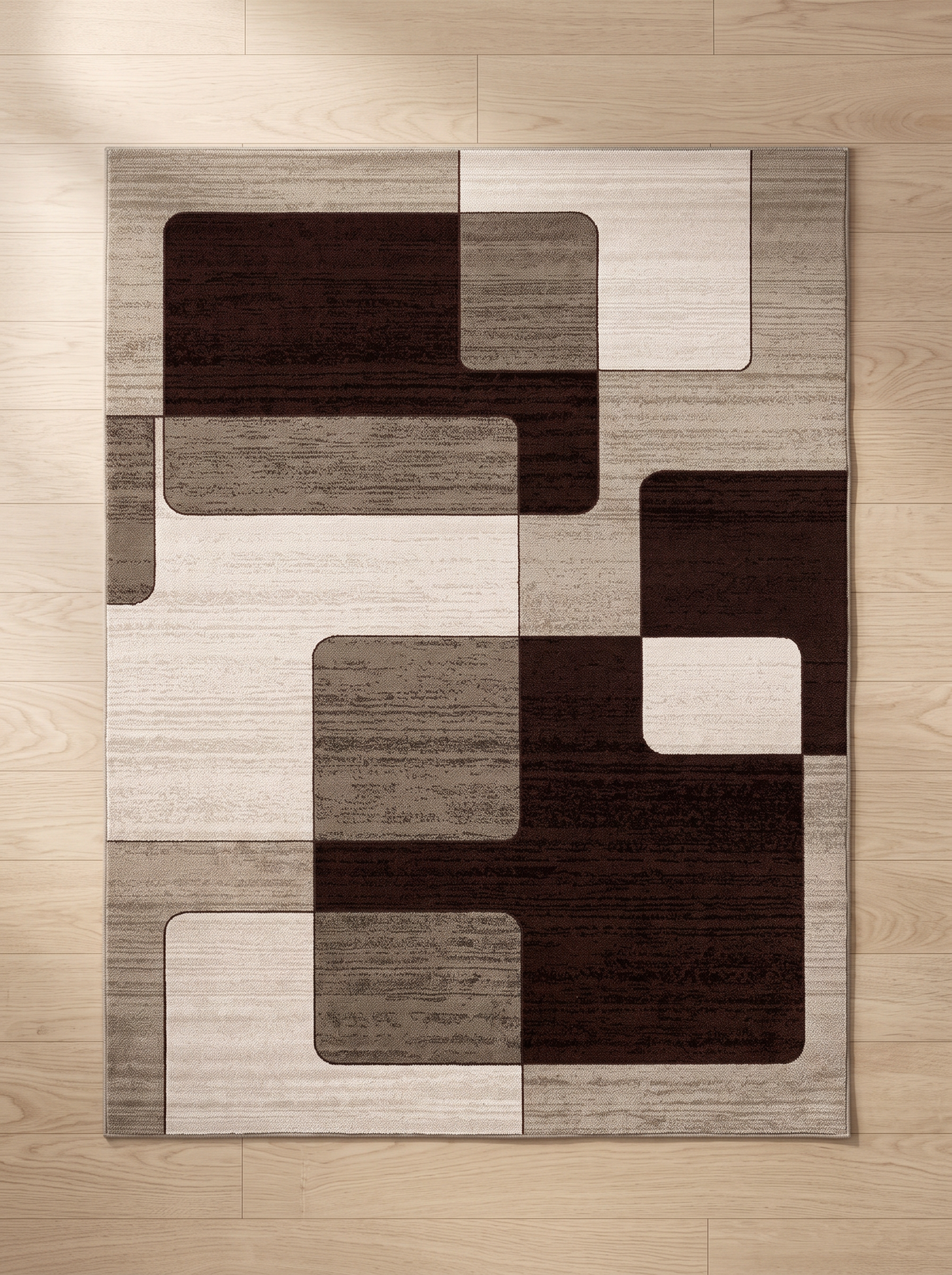 Nordic Flannel Rug - Pine - 100x150cm