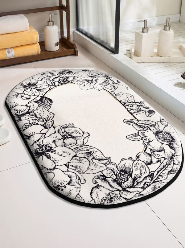 Mist Flannel Bath Mat - Type3 - 50x80cm