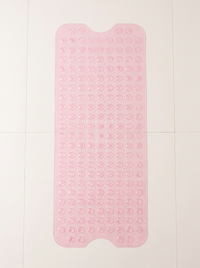 Suction-Grip Shower Mat - Pink - 40x100cm