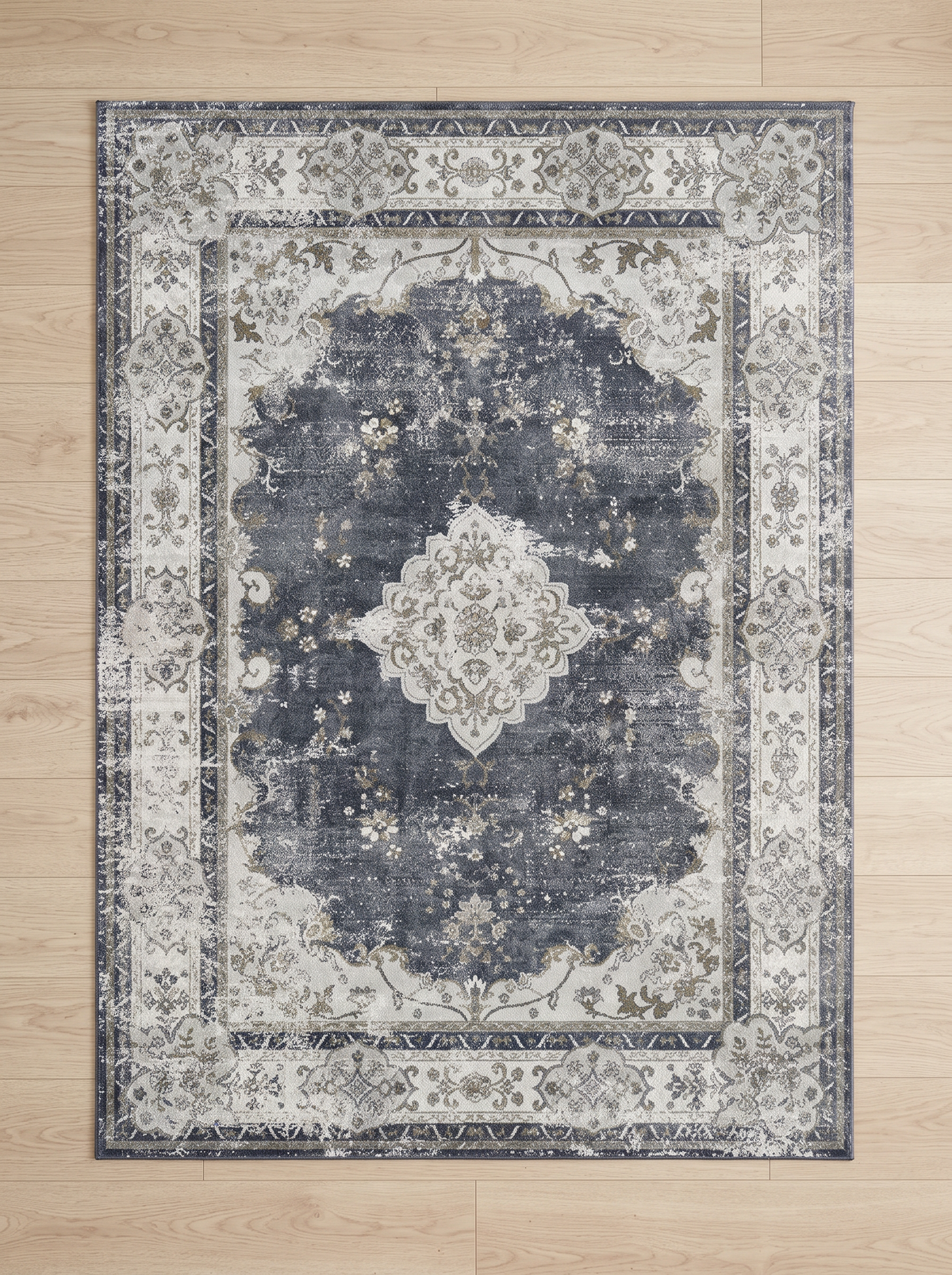 Retro Plush Rug - Ruby - 100x160cm