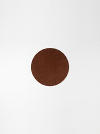 Coral Velvet Living Room Rug - Coffee - 180x180cm