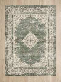 Retro Plush Rug - Sage - 100x160cm